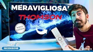 COSÌ SI FANNO LE SMART TV THOMSON 43UA5S13W White Edition Google TV 4K  Recensione [upl. by Nylzzaj772]