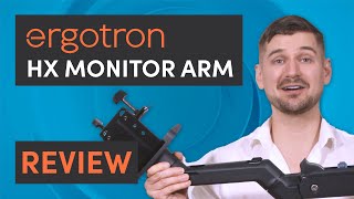 💻 Ergotron HX Monitor Arm  Review amp Assembly [upl. by Lucila847]