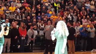 National Anthem at Indiana Pacers vs Jazz [upl. by Bergeron]