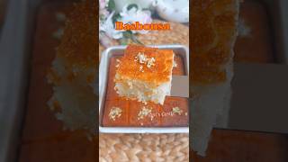 Basbousa  Egyptian Popular Dessert  Eid Mubarak [upl. by Adnof]