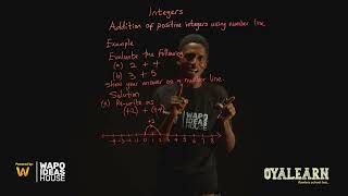 JSS1  Mathematics  Integers  Addition of positive integers using number line 1 [upl. by Dirgis]