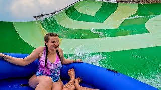 INSANE Rafting WaterSlide at Bellewaerde Aquapark [upl. by Lledyl]