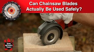 Can Chainsaw Blades ACTUALLY Be Used Safely [upl. by Robbi814]