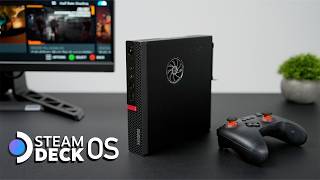 We Built The Smallest Steam Deck OS Gaming PC And It Has A GPU [upl. by Naujak]