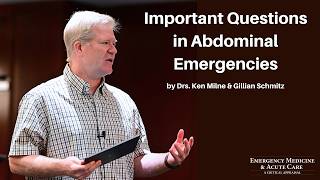 Important Questions in Abdominal Emergencies  The EM amp Acute Care Course [upl. by Juditha46]