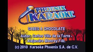 SABES A CHOCOLATE KARAOKE KUMBIA KING [upl. by Atihcnoc]