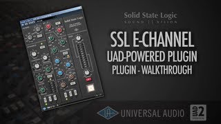 UAD  SSL  Echannel plugin explained [upl. by Zephan855]