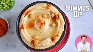 Chole ki Dip Recipe  Hummus with Chole Chickpeas at Home  Tahini Recipe  Kunal Kapur Recipes [upl. by Eiddet]