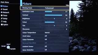 Panasonic TX65CZ952B OLED TV Best Picture Settings [upl. by Yraeg422]