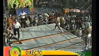 TITANES 2000  07 El Faraon amp Tino Benbenutti vs El Angel Blanco amp Gladiador [upl. by Adlai]