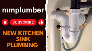 New kitchen sink tap amp plumbing [upl. by Eecyac]