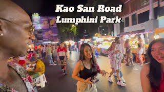 Checking out the biggest park in Bangkok amp a walk through Kao San RD [upl. by Oiliruam]