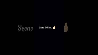 Seene Se Tere Sar Ko Laga Ke Black Screen Whatsapp Status  arjitsingh lyrics shorts [upl. by Weil216]