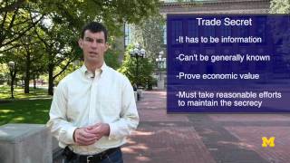 Overview of Trade Secret Law  56 of 62 [upl. by Nonnairb701]