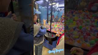 BeingBayless BaylessBoys CraneMachine TheClaw Crane Walmart Family Fun Funny Winning Win [upl. by Naud]