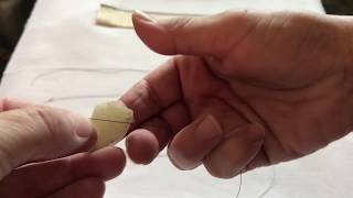 How To Wax Hand sewing Thread DIY [upl. by Feinberg]