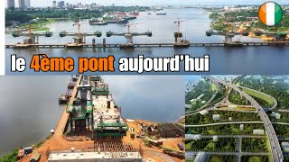 LE 4ÈME PONT DABIDJAN AUJOURDHUI  juiellet 2021 [upl. by Yhtrod571]