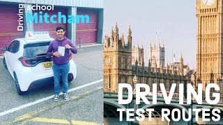 Mitcham Driving Test Route towards Purley Way from Roundabout Detailed Lesson [upl. by Lauro]