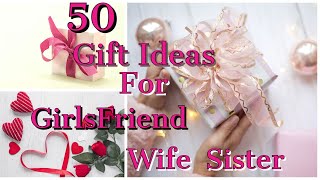 50 Best Birthday Gifts for Girls  Awesome Gift for sister wife girlfriend  GIFT IDEA FOR LOVED ONE [upl. by Nierman386]