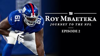 Roy Mbaetekas First NFL Game  Roy Mbaeteka Journey to the NFL Ep 2 [upl. by Nomit]