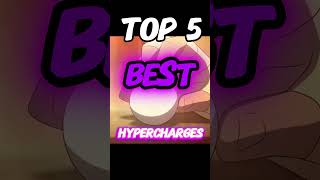 Top 5 BEST Hypercharges in Brawl Stars [upl. by Uaerraj]