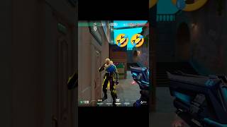 Valorant funny gameplay lmfao komik ㅋㅋㅋㅋ はは kekw valorant valorantclips valorantfunny [upl. by Oigroeg]