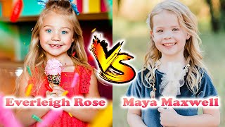 Everleigh Rose VS Maya Maxwell Transformation  From Baby To Now Years Old [upl. by Lednyc501]