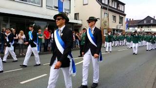 Schützenfest Oeventrop 2014 Festumzug Schützenfestmontag [upl. by Bridgid]