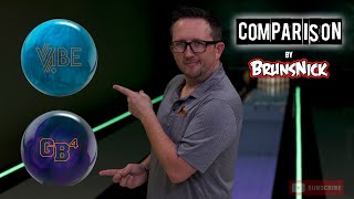 Comparison  Hammer Ocean Vibe vs Ebonite GB4 Hybrid  BrunsNick [upl. by My]