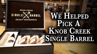 Helping pick a Knob Creek Single Barrel  AmericanWhiskeyTheReviewcom [upl. by Dinnie637]