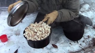 Make Campfire Popcorn The Old Fashioned Way [upl. by Burrus]