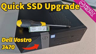 Dell Vostro 3470 SSD Upgrade  Simple Step by Step [upl. by Grimbly806]