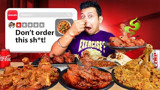 Trying Favorite Foods From Zomatos Worst Rated Restaurants [upl. by Ilanos]