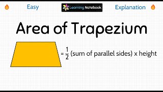 Area of Trapezium [upl. by Ahtan]