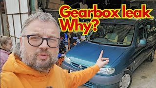 Citroën Berlingo  gearbox leak fix buff up drive to the NEC Classic Motor Show [upl. by Donelson]