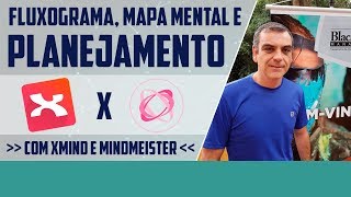 Fluxograma Mapa Mental e Planejamento  XMind e MindMeister [upl. by Snow]