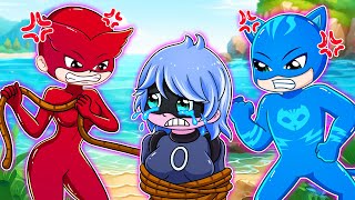 What Happened to Luna Girl  Owlette and Catboys Heroic Punishment  PJ Masks [upl. by Anaehr]