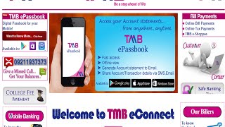 TMB Internet Banking Registration First time Users  Tamil Tutorials [upl. by Stillmann]