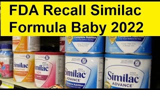 Similac Formula Recall 2022  Abbott Baby Formula Recall 2022  FDA Ban Infant Formula Salmonella [upl. by Glennie549]