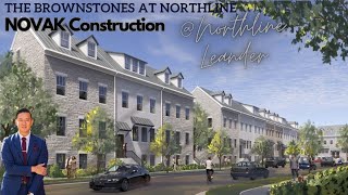 The Brownstone Northline Leander Townhomes  Novak  Arlington Floorplan  2987 SF  Elevator [upl. by Young]