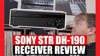 Sony STR DH190 Receiver Review [upl. by Onoitna33]