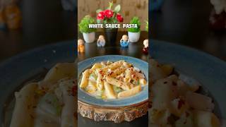 Trending recipe of White Sauce Pasta shorts recipe cooking pasta [upl. by Llohcin241]