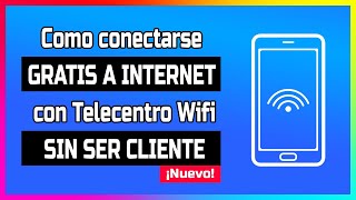 Como conectarse a Telecentro Wifi GRATIS sin ser USUARIO [upl. by Fairlie540]