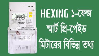 Hexing Single Phase Smart Prepaid Meter Display Information [upl. by Blanchette224]