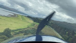 Anflug auf Glenforsa Schottland [upl. by Kamat967]