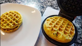 Egg Meets Waffle Iron 😱  How To Make Easy Omelette In Waffle Iron [upl. by Llemmart]