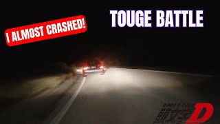 INTENSE Touge Battle Civic FK7 vs Mercedes C280 Near Crash Experience [upl. by Nwahser905]