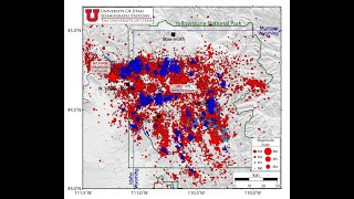 Monthly update of activity at Yellowstone Volcano April 1 2022 [upl. by Enomes]