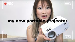 Topvision Portable Projector Amazon Review  Cherry Tung [upl. by Wenn]