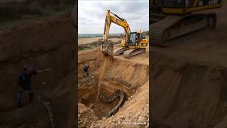 While getting out of the pit the snake fell on the pit again shortvideo snak usa [upl. by Airrej]